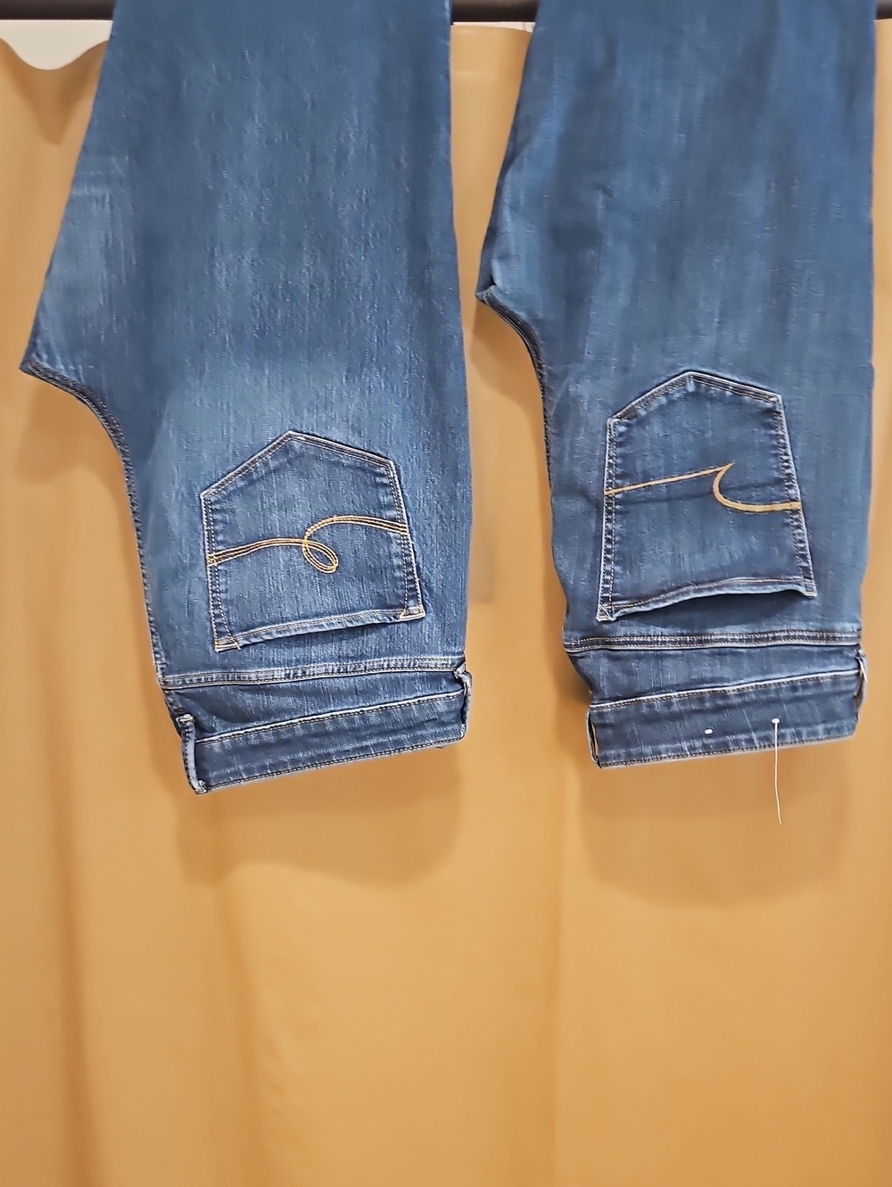 2 PAIRS - Sonoma Blue Denim Jeans with Contrast Stitching And American Eagle